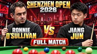 Ronnie O’Sullivan vs Jiang Jun – FULL MATCH | Shenzhen Open 2026 Snooker | Round 2