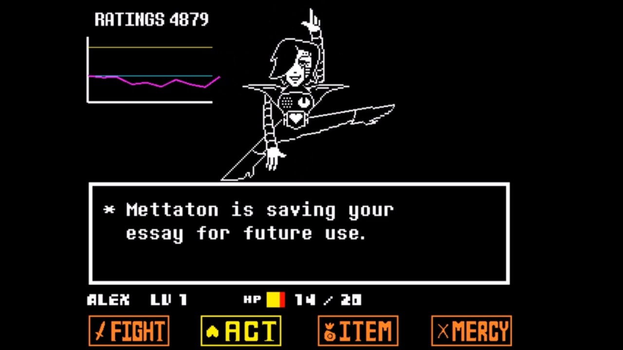 Undertale w/Custom Music- Mettaton Fight - YouTube.