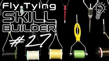 Fly Tying Skill Builder #27 | Truth about BOBBINS, Turkey flats on dry flies, and PALMERING MARABOU