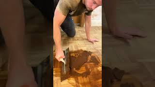 Restoring our original parquet flooring #renovation #houserenovation