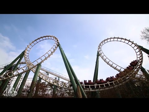 Python - POV - Efteling - Vekoma - MK-1200 / Double Loop Corkscrew