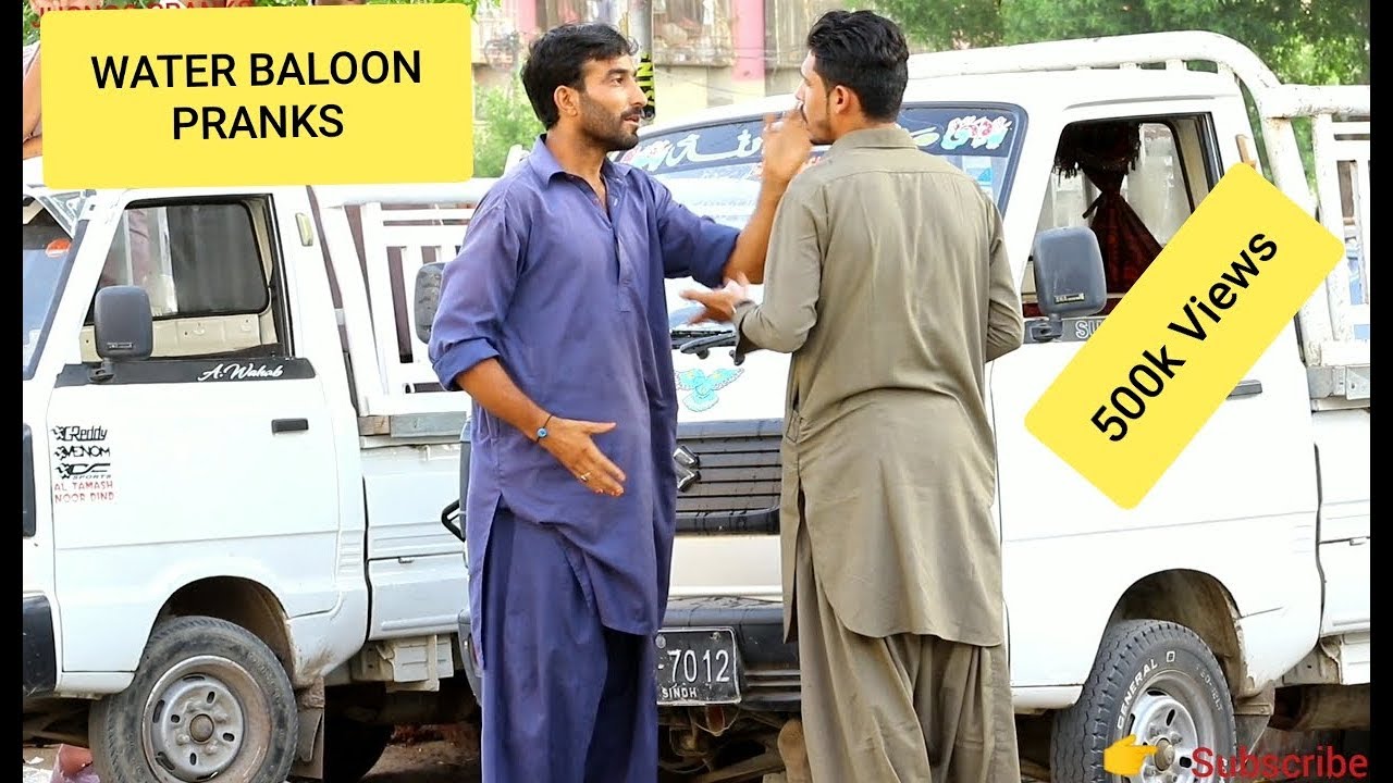 Smashing Water Balloons Prank Prank In Pakistan Jugnoo pranks YouTube