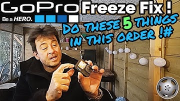 GoPro Freezing Fix - Do These 5 Things In Order ! - No One Is talking About This Fix!