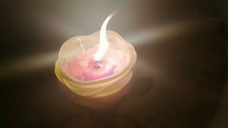 Футаж -горящая свеча