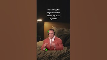 Me waiting for Alight Motion to export my 2000 layer edit #johncena #tiktok #edit #alightmotion
