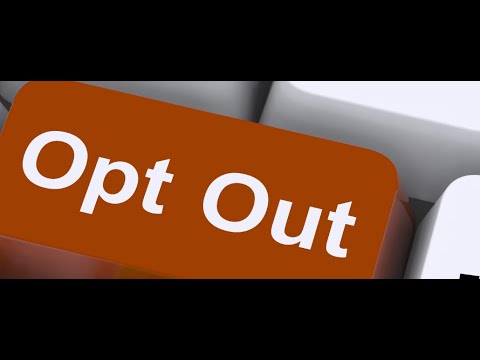 OPT-OUT REMINDER. Uber