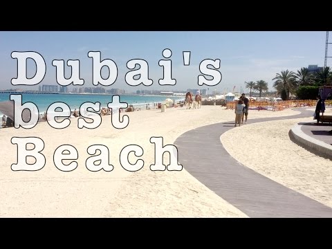 Best Beach in Dubai: JBR – Jumeirah Beach Residence