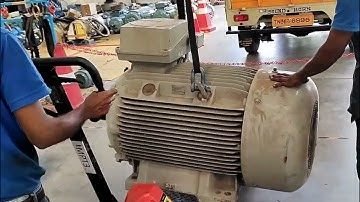 Siemens Motor Bearing Replacement & Service  (132KW, Hot Water circulation pump, Milk Industry)