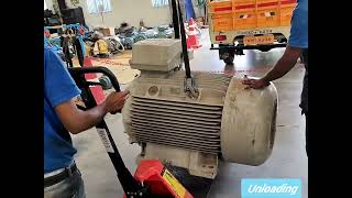 Siemens Motor Bearing Replacement & Service  (132KW, Hot Water circulation pump, Milk Industry)