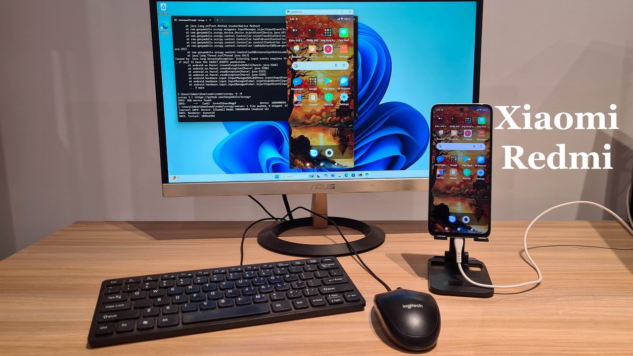 how to control Redmi phone from PC/Laptop