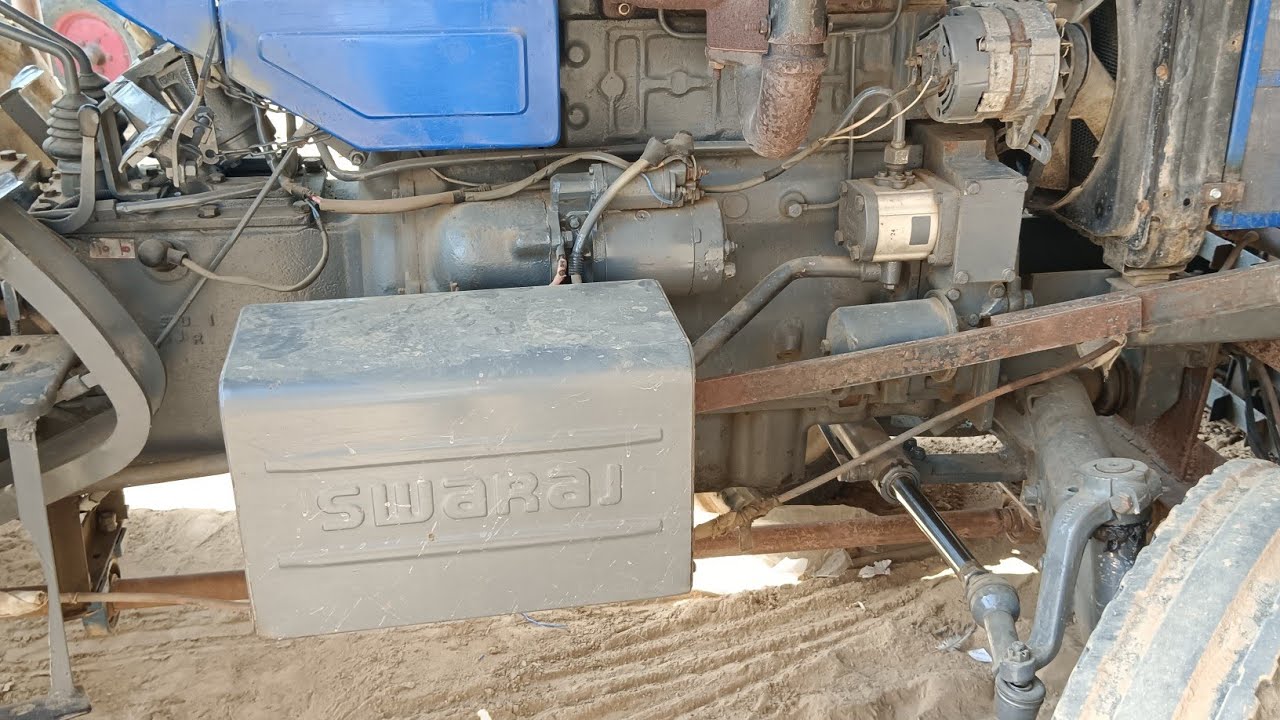 Swaraj 744 power steering with single lift pump स्वराज 744 पावर स्टीयरिंग आसानी से करें 👍