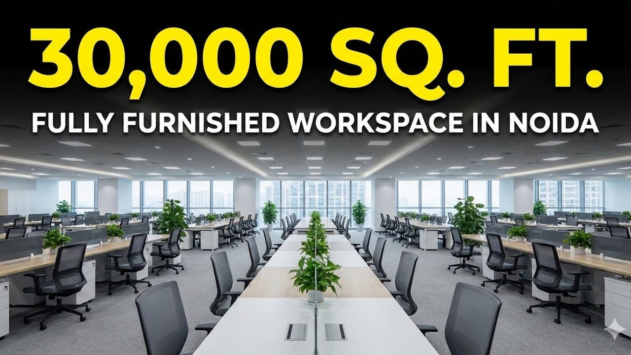 30,000 ft.² fully furnished Office space available for rent in Noida sector 63,