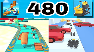 Shortcut Run VS Juice Run: GameplayWalkthrough All Levels ( part 480)