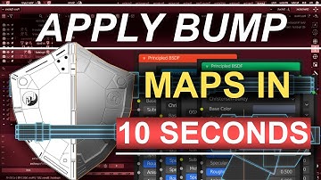 Blender 2.8 : Principled BSDF - Apply Bump Maps (In 10 Seconds!!!)