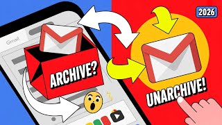 ✅Gmail Archive থেকে Email ফিরিয়ে আনুন | How to Unarchive Archived Mails in Gmail MobileWriting