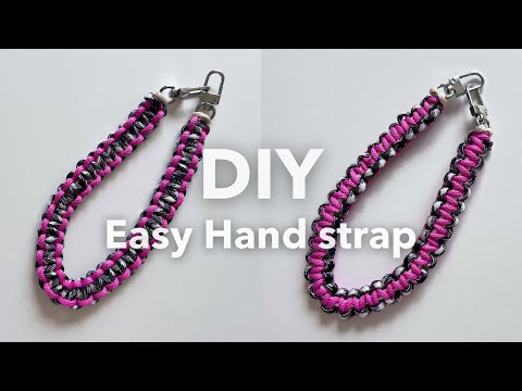 Easy even for beginners! Make a paracord hand strap with just one