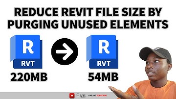 How To Purge Unused Elements To Reduce File Size In Revit | Tutorial video