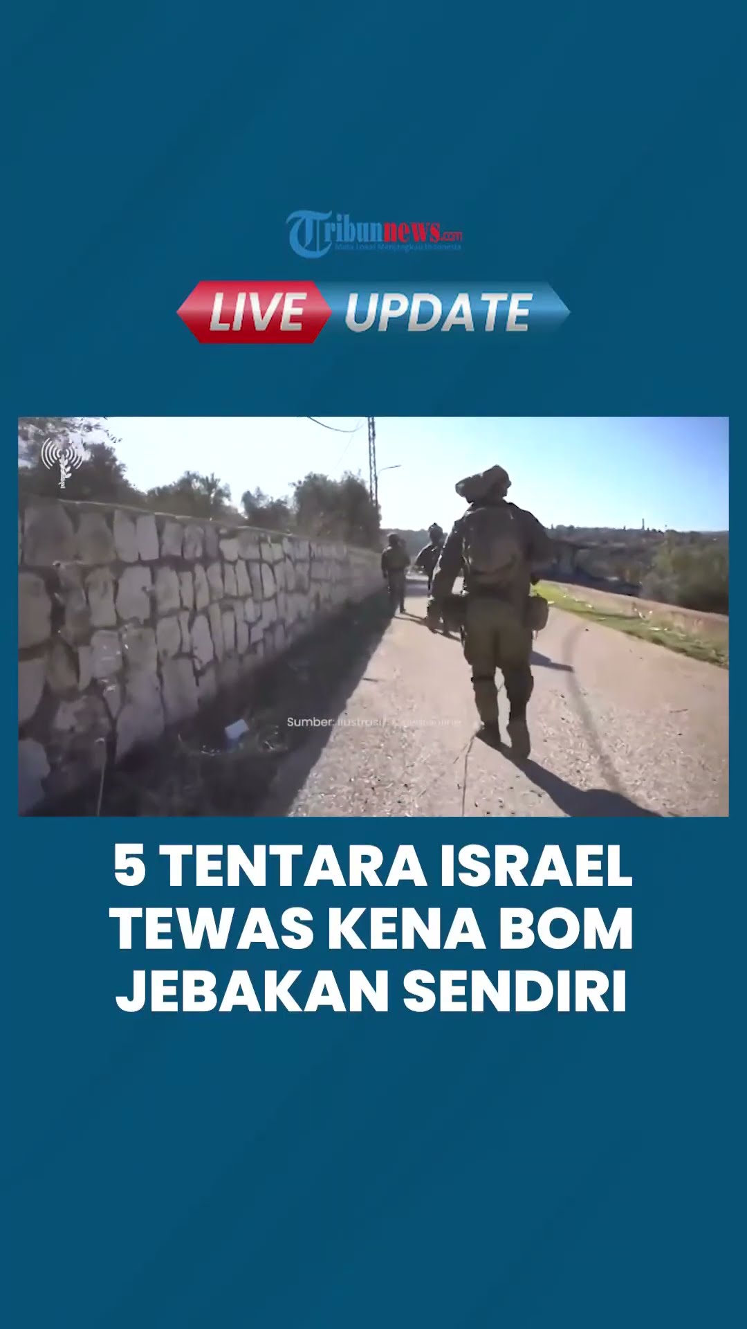 5 Tentara Israel Tewas Kena Bom Sendiri yang Meledak saat Misi Beit Hanoun di Gaza, 10 IDF Terluka
