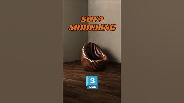 Sofa modeling with cloth modifier🔥#3dsmaxtutorial