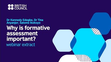 TEA webinar extract | Why is formative assessment important?