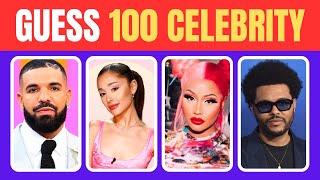 Guess the Celebrity in 3 seconds | 100 Most Famous People in 2023 by QuizFuse 49,995 views 7 months ago 11 minutes, 56 seconds