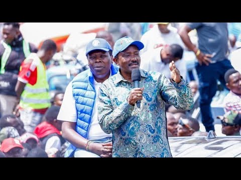 WANTAM H E KALONZO MUSYOKA FRED MATINGI RIGATHI AND OTHER OPPOSITION LEADERS TOURS WESTERN