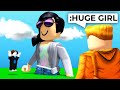 I made his roblox girlfriend HUGE using ADMIN COMMANDS..