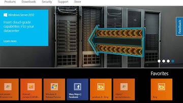 Windows 8.0 Professional - Display Favorites