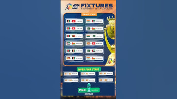 Asia Cup 2025 Official Schedule Out | Full Match Dates Announced