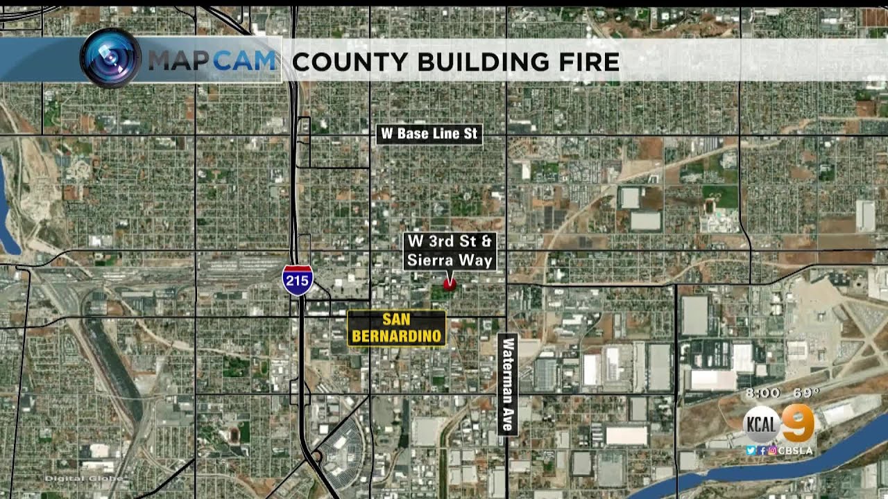 San Bernardino commercial building fire burns offices used for county ...