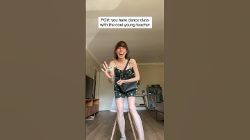 Dance Class with the Cool Teacher #ballet #dancer #biancascaglione #shorts