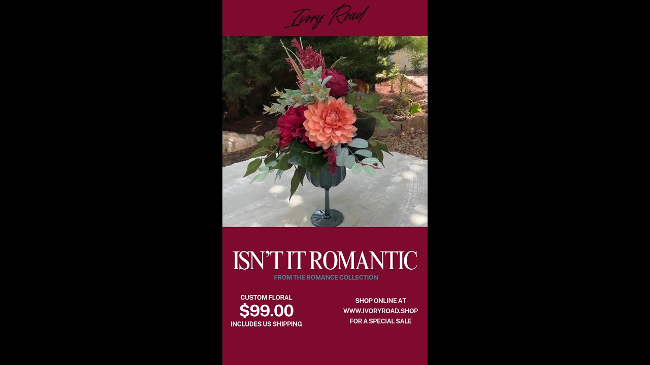 Isn't It Romantic Floral Arrangement | Ivory Road