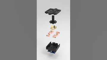 Selector Switch 113 exploded view animation by SGI￼