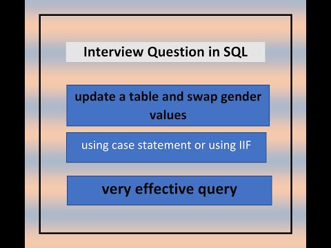 #Update gender query sql | #update query|#sql?