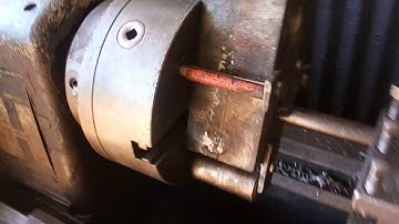 Đồ gá kẹp khối thép hình chữ nhật trên mâm cặp 3 chấu máy tiện