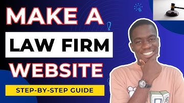 How to Create a Law Firm, Lawyer, or Attorney WordPress Website. Legal Website Design with Elementor