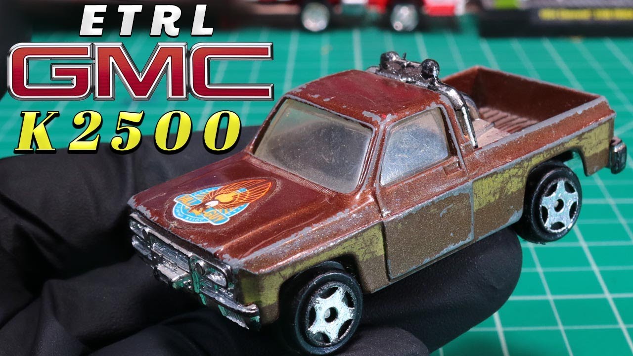 Painting Diecast Cars   GMC 2500 4x4 RestorationCustomize The Fall Guy   ETRL