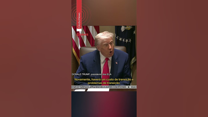 Trump admite 'problemas de transição' com tarifas #shorts #g1
