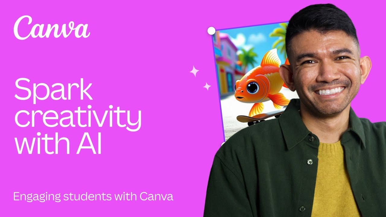 ⁣Spark creativity with Canva AI | Engage students with Canva course