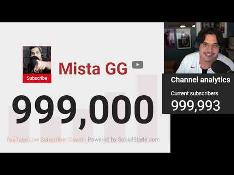 Hitting A Million Subscribers LIVE [FULL VOD]