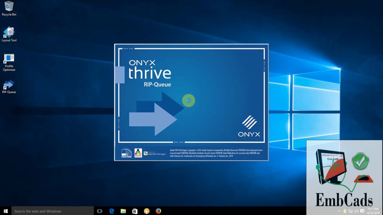 Onyx Thrive 18.5 Work Windows all| latest Release 2019