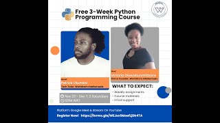 Python Programming Basics: Week 1
