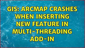 GIS: ArcMap Crashes when inserting new feature in multi-Threading add-in
