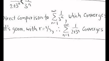 AP Calculus BC: Section 8.4 - Comparison of Series