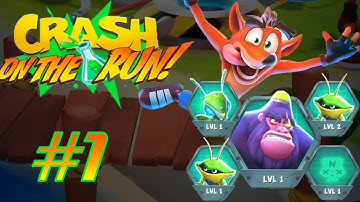 Crash Bandicoot: On the Run !  Gameplay Walkthrough Part 1 !