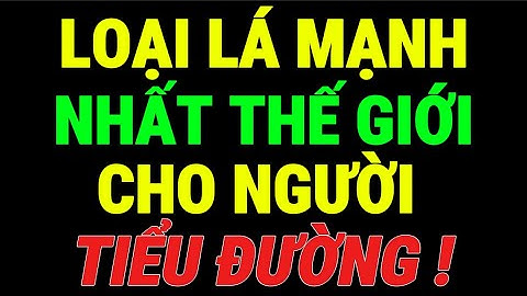 PHÉP LẠ! 1 Lá TIÊU DIỆT BỆNH TIỂU ĐƯỜNG, Cholesterol Xấu Và BỤNG MỠ!  Sức Khỏe Người Cao Tuổi