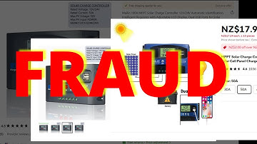 Scam MPPT Controllers from aliexpress and Temu