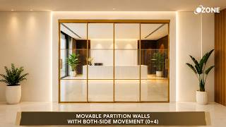 Ozone | Movable Partition Walls With Both Side Movement (0+4) | Installation Guide screenshot 1