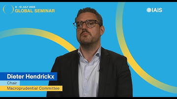 Dieter Hendrickx, Chair, of the IAIS Macroprudential Committee