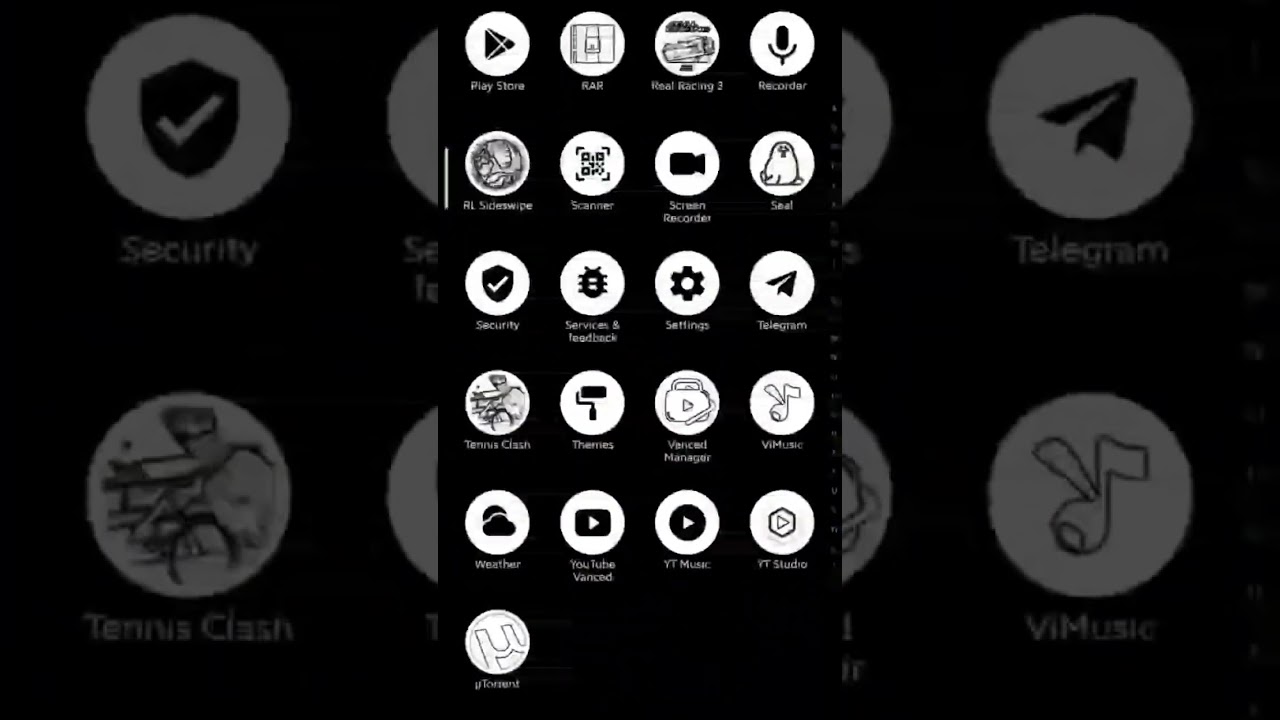 AlphaUI_ProjectV13 MIUI Theme with Minimal Black and White Design Compatible with MIUI14/13/12.5/12